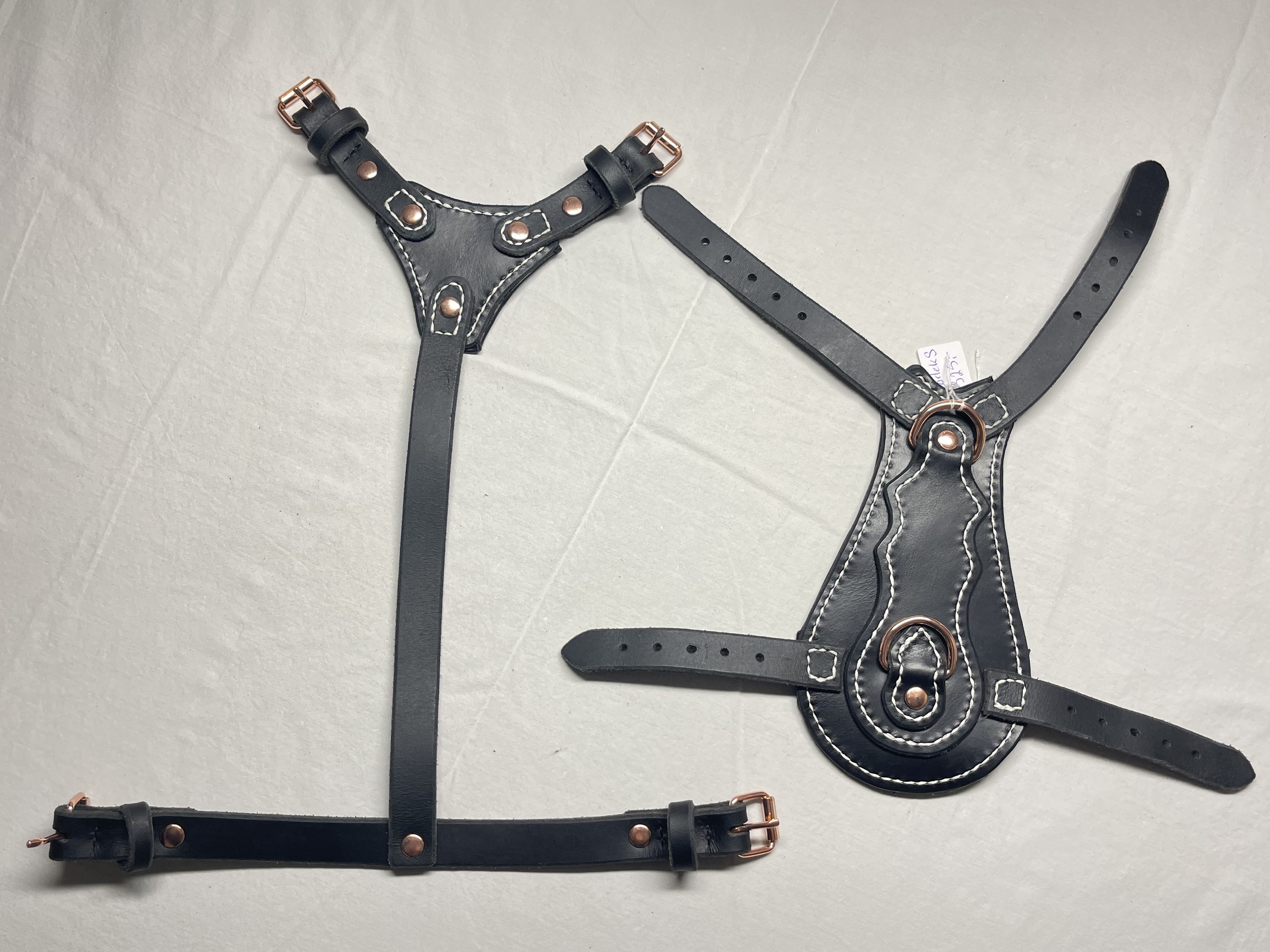 Custom Tailored Leather Dog Harness - Image 5